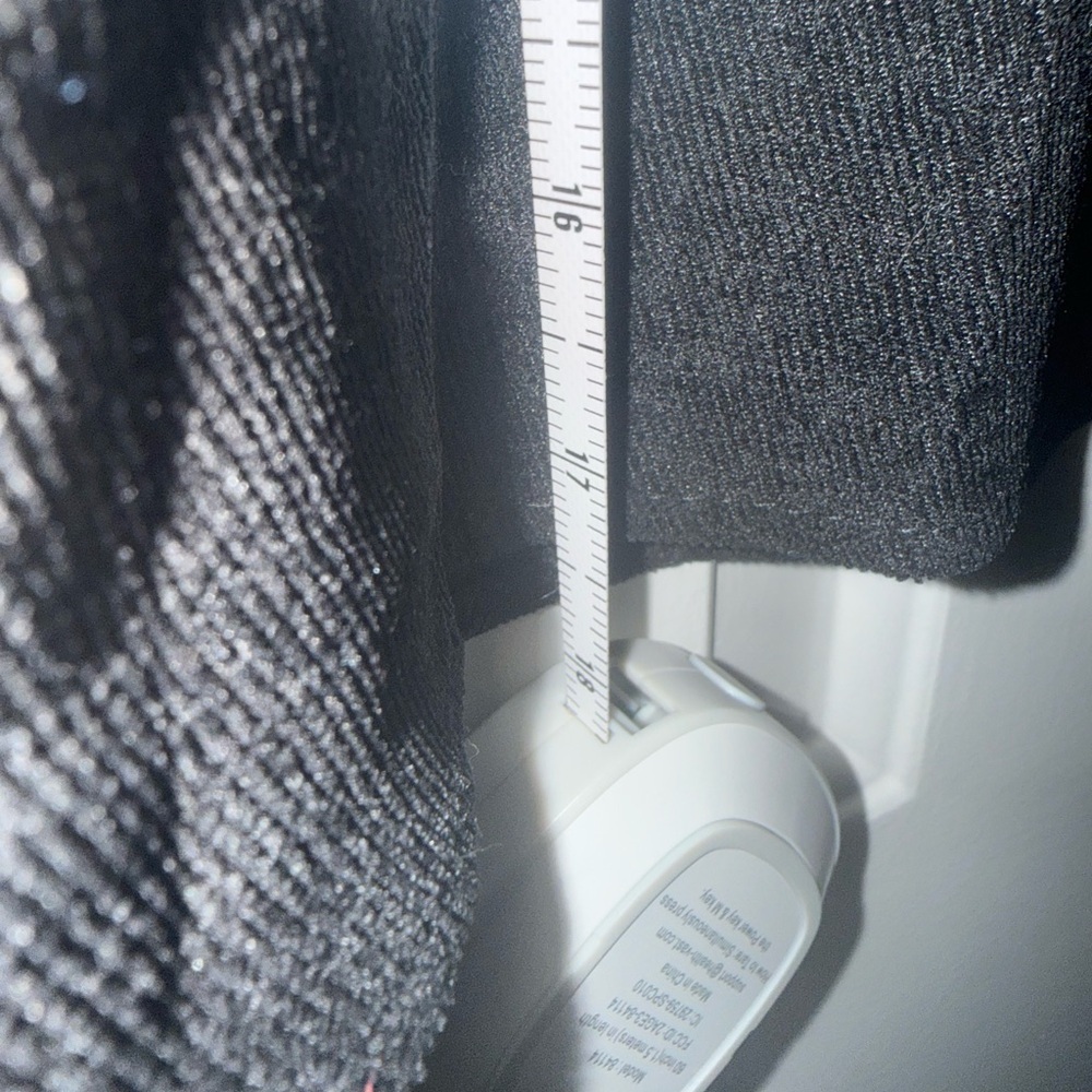 2/$15 SHEIN Corduroy Black Button-Up Women's Skirt sz L - Picture 5 of 6